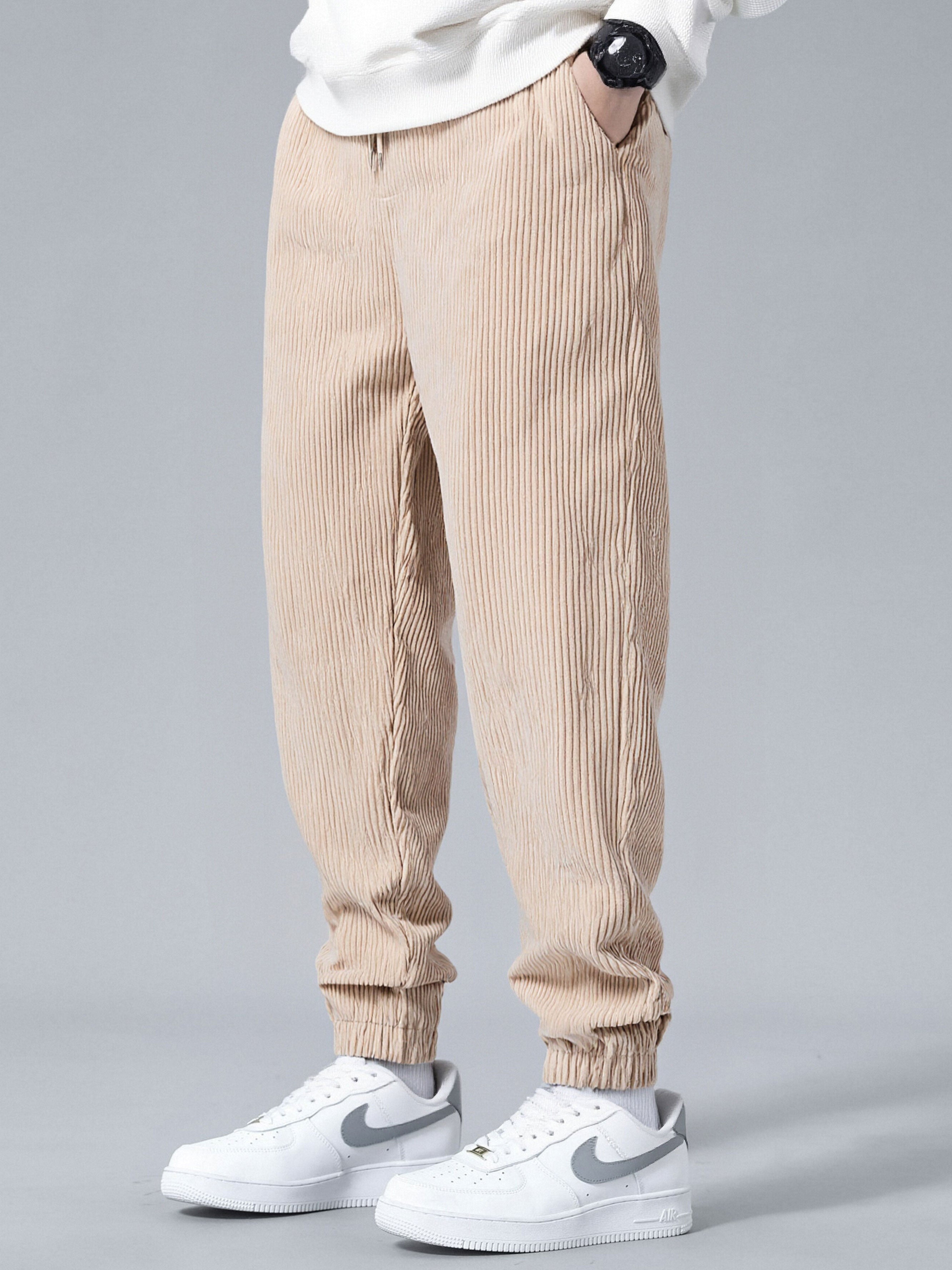 Corduroy Jogger Pants