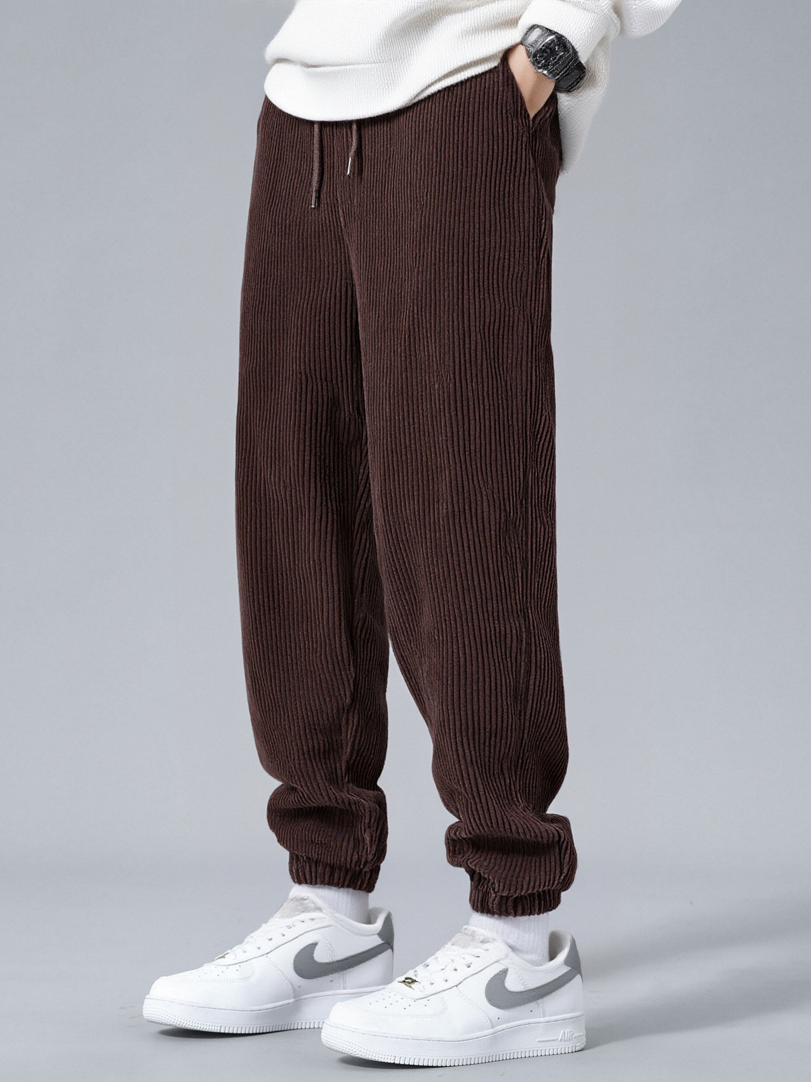 Corduroy Jogger Pants