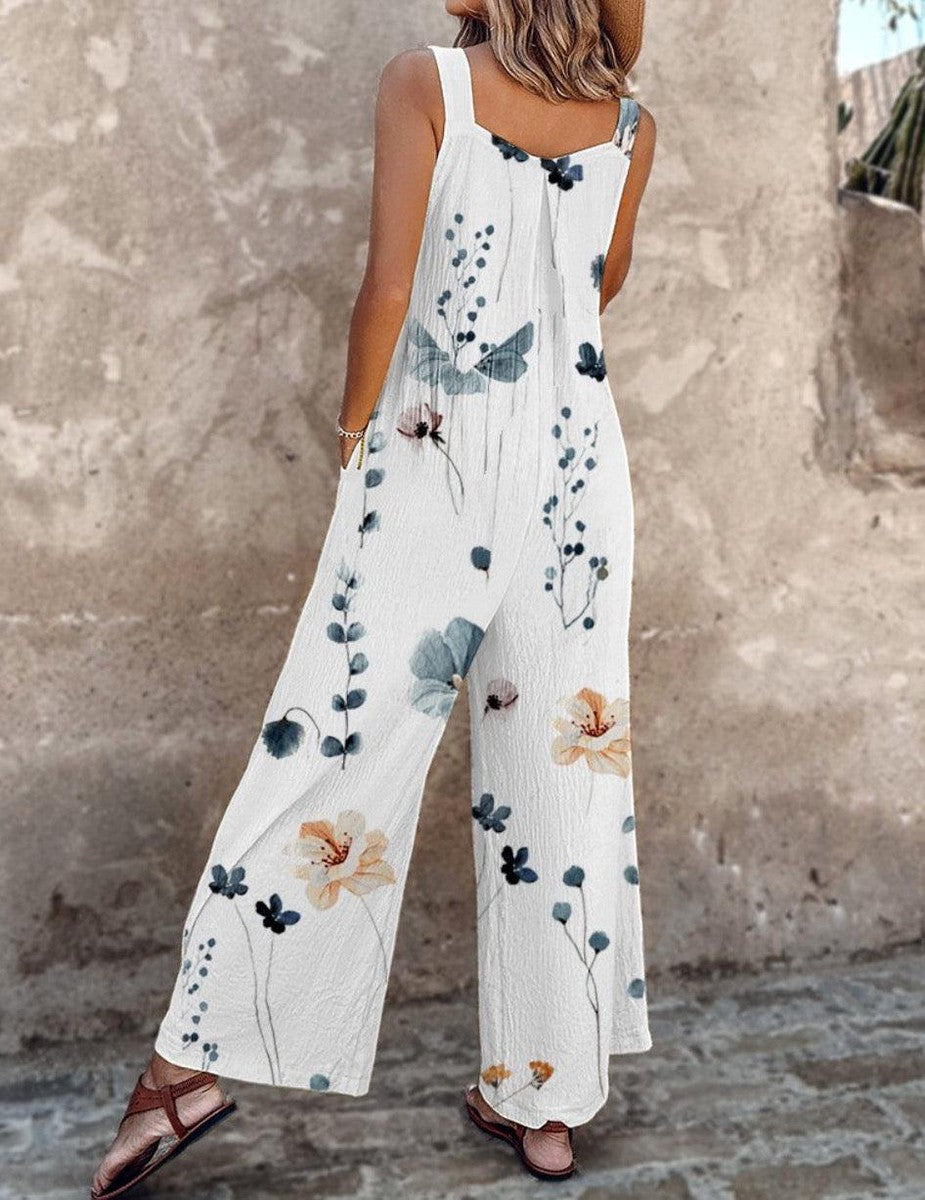 Fiona Jumpsuit with Floral Print