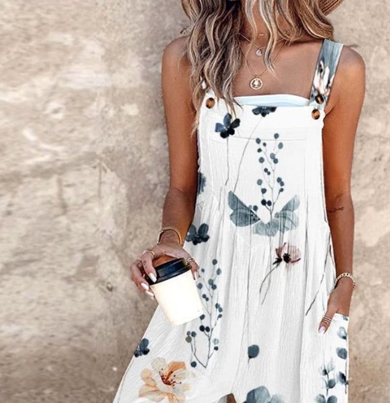 Fiona Jumpsuit with Floral Print