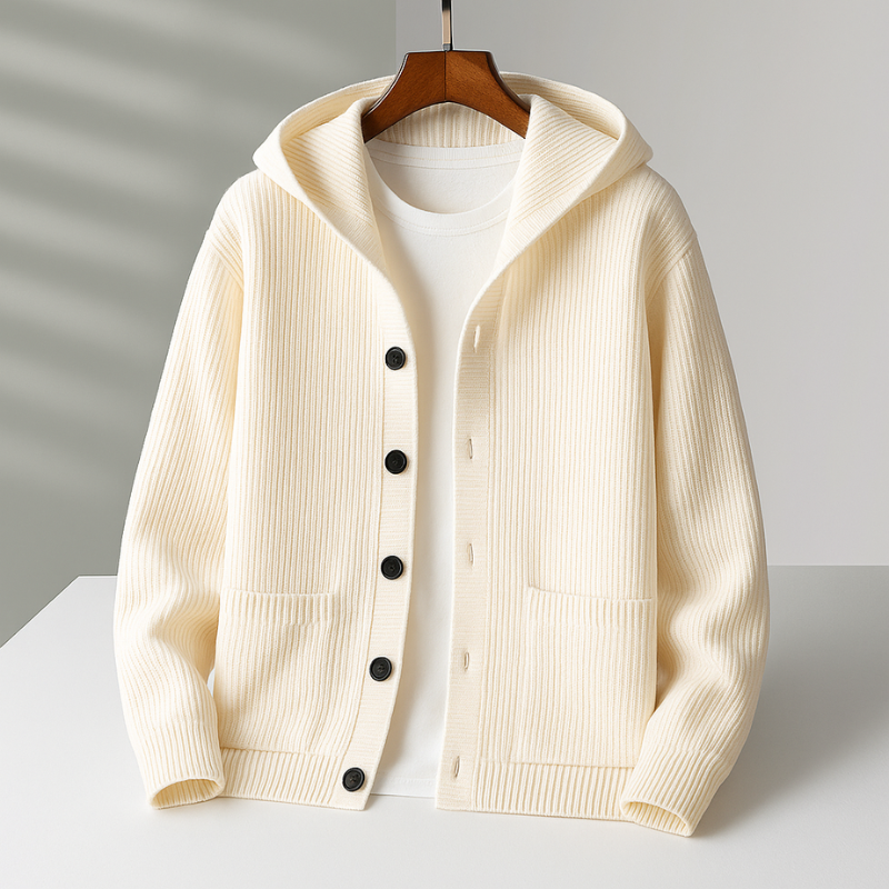 CARDIGAN EN LAINE POUR HOMME