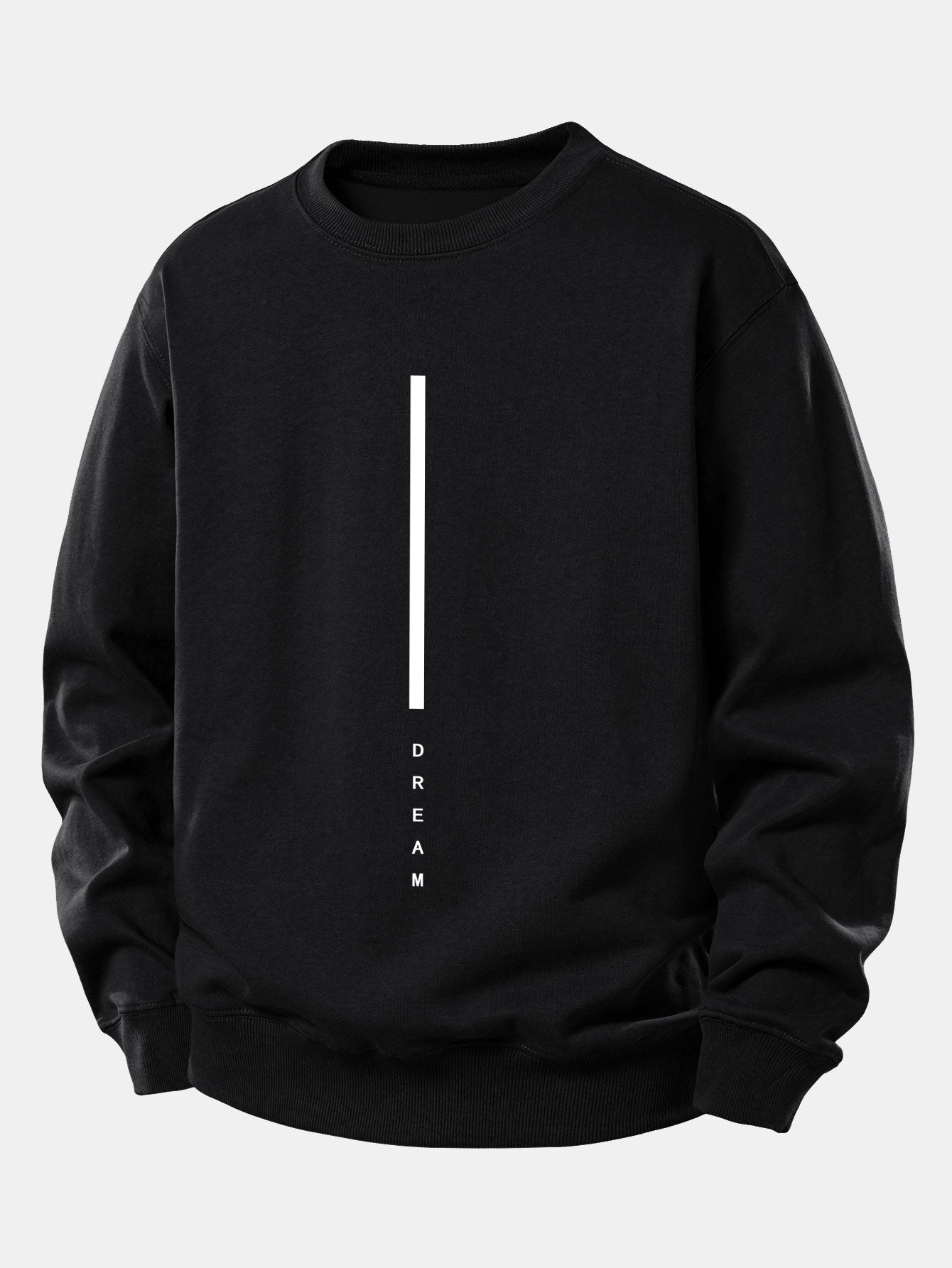 Dream Stripe Print Relax Fit Sweatshirt