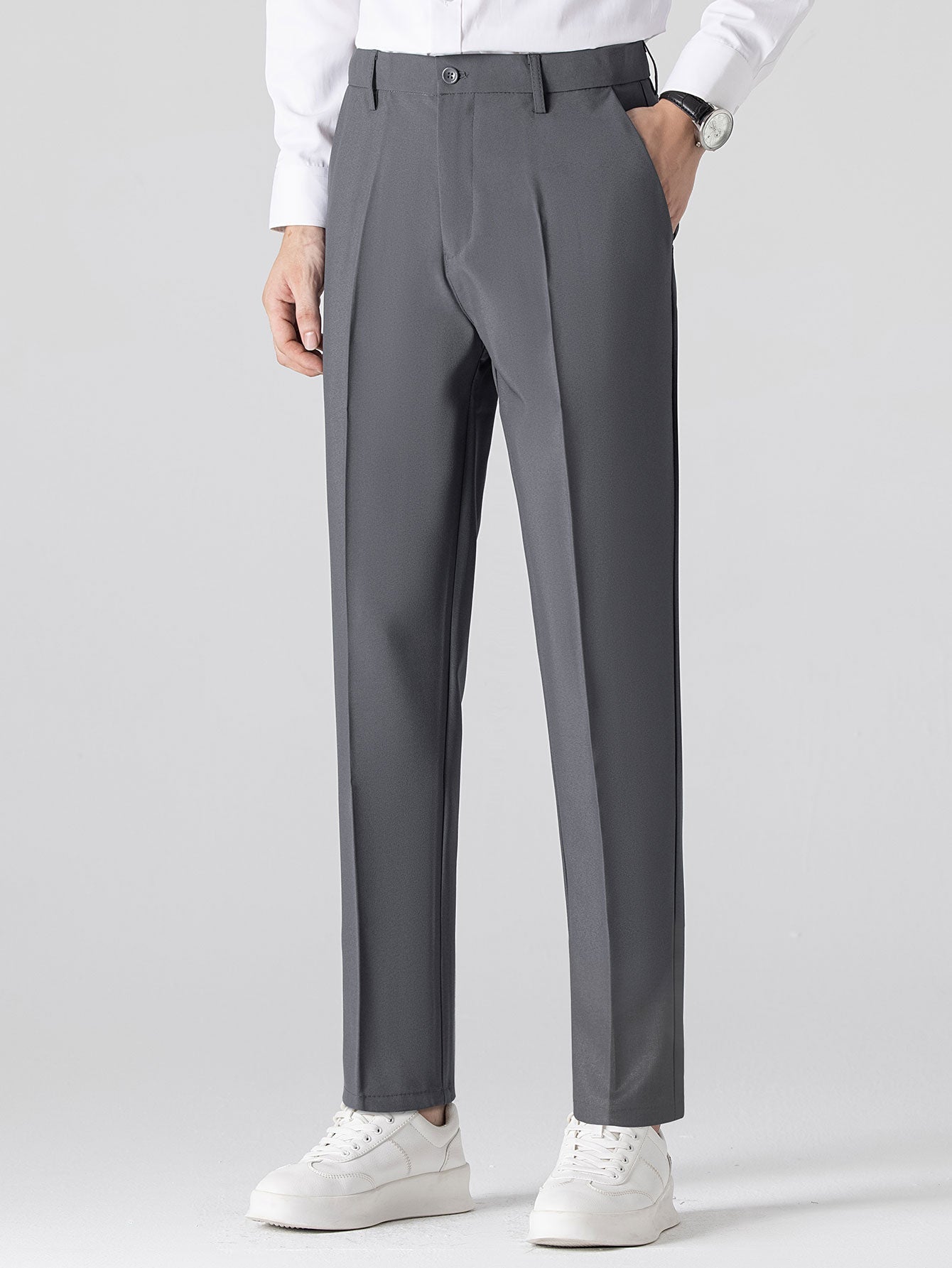 Slim Fit Tapered Trousers