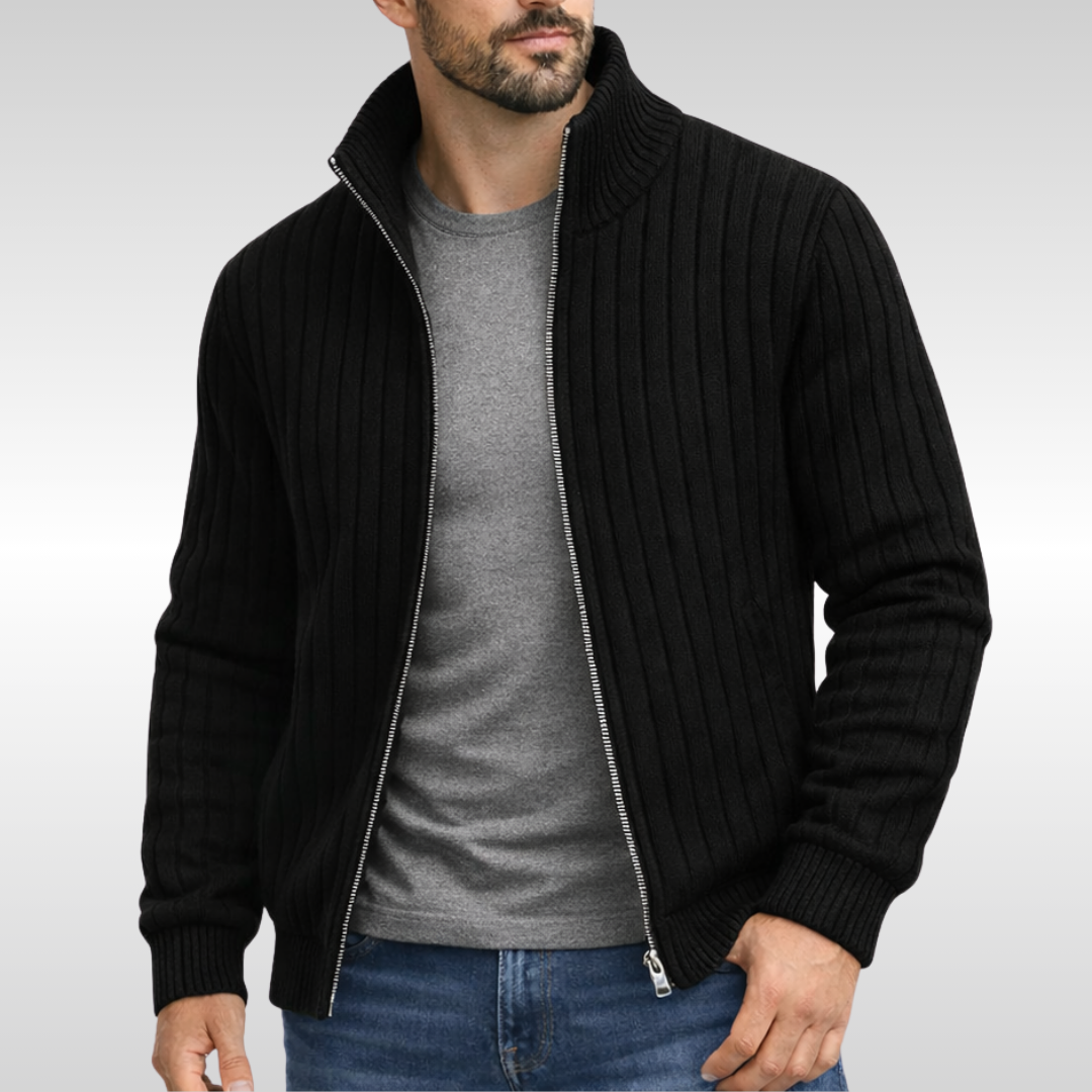 GILET ZIPPÉ ÉLÉGANT CLASSIQUE