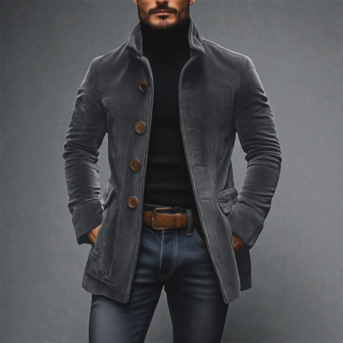 Lorenzo™ | Veste Élégance Velours Côtelé