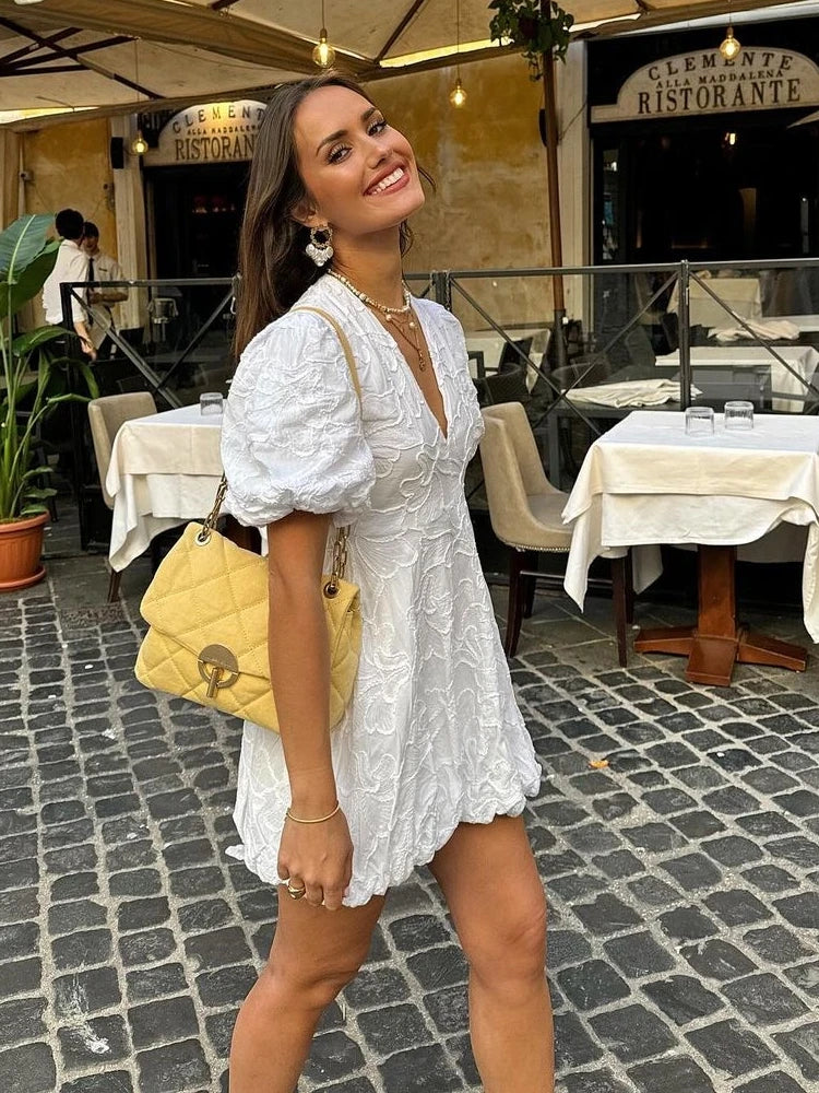 Muse™ | Puff Mini Dress