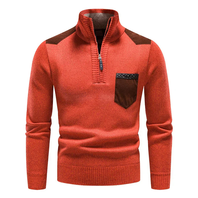 PULL HOMME EN POLAIRE AVEC ZIP