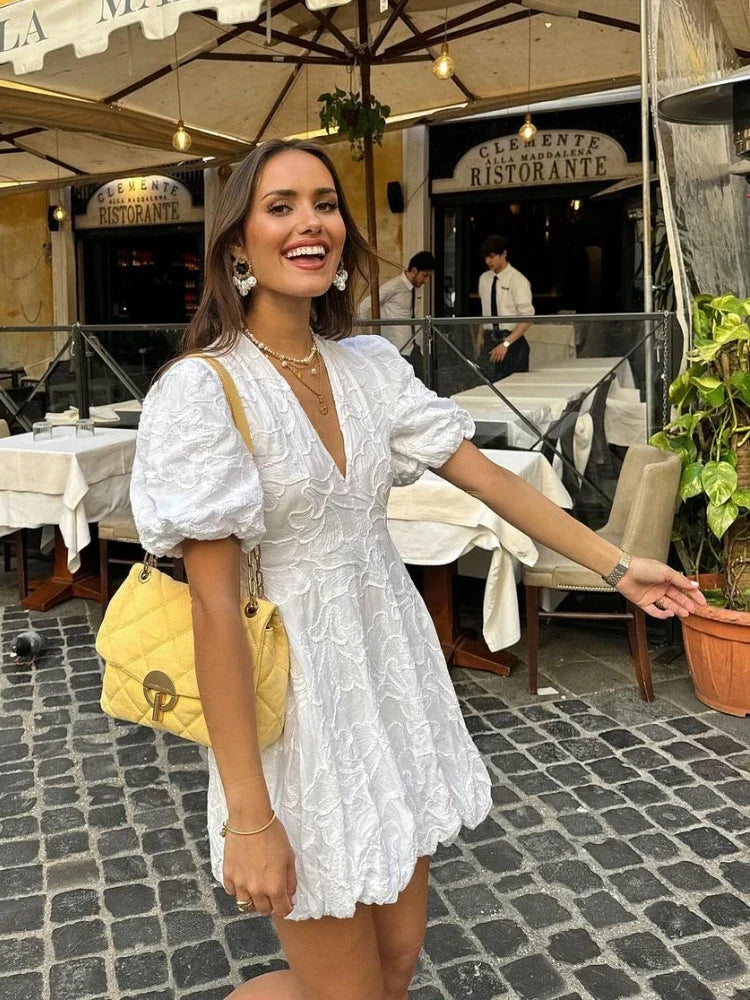 Muse™ | Puff Mini Dress