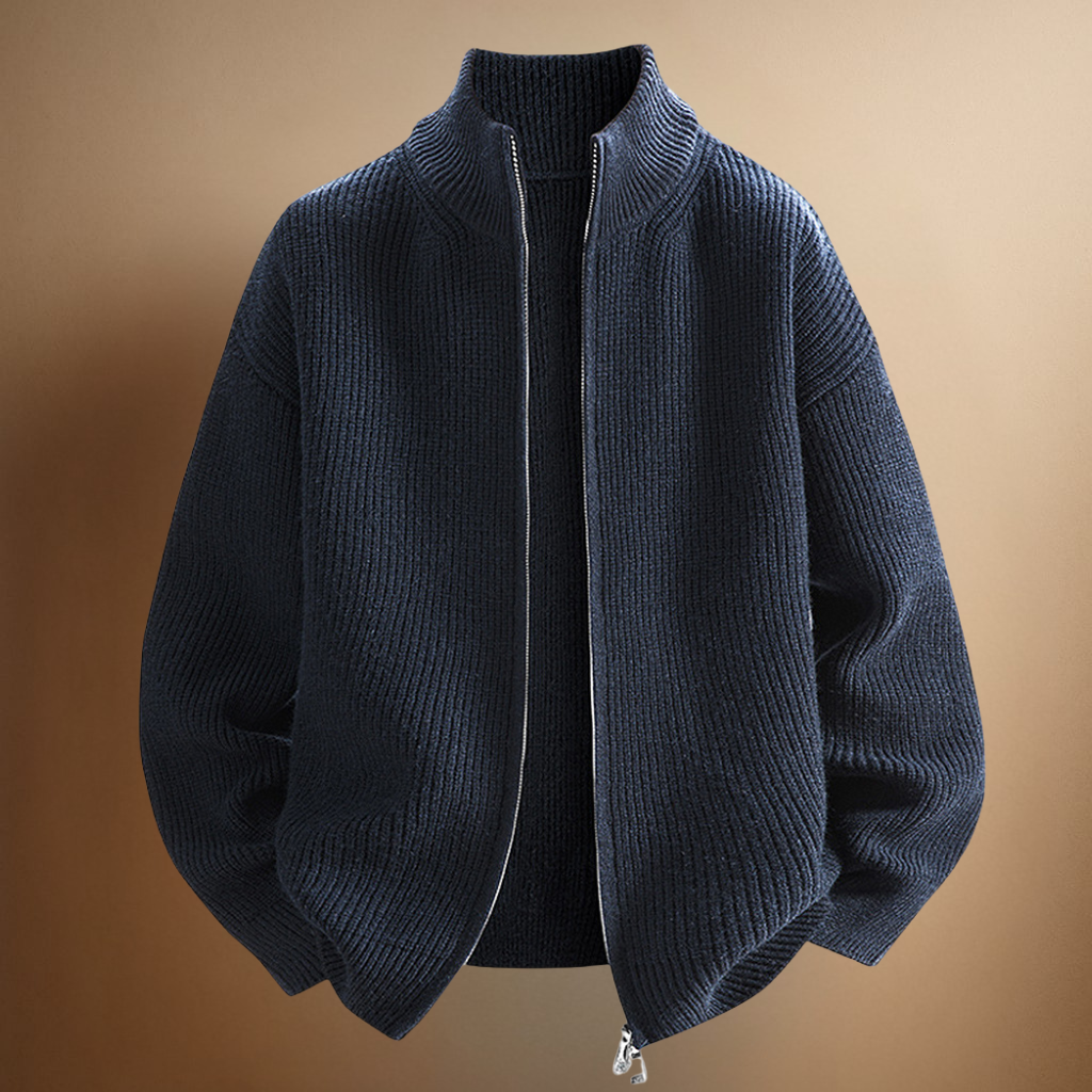 PULL CÔTE À CÔTE AVEC ZIP POUR HOMME