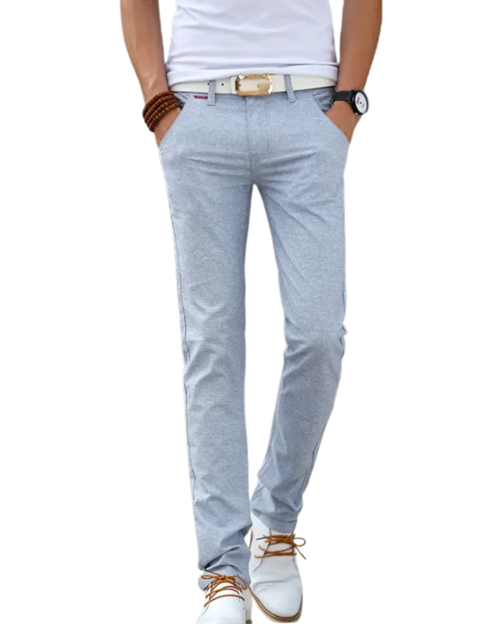Slim Fit Linen Pants