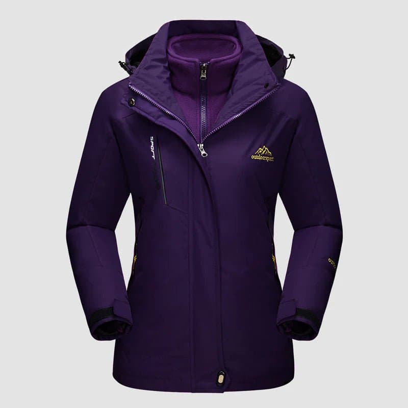 Gusta l Waterproof Winter Coat, Fleece Lined, Hooded Ski & Hiking Jacket