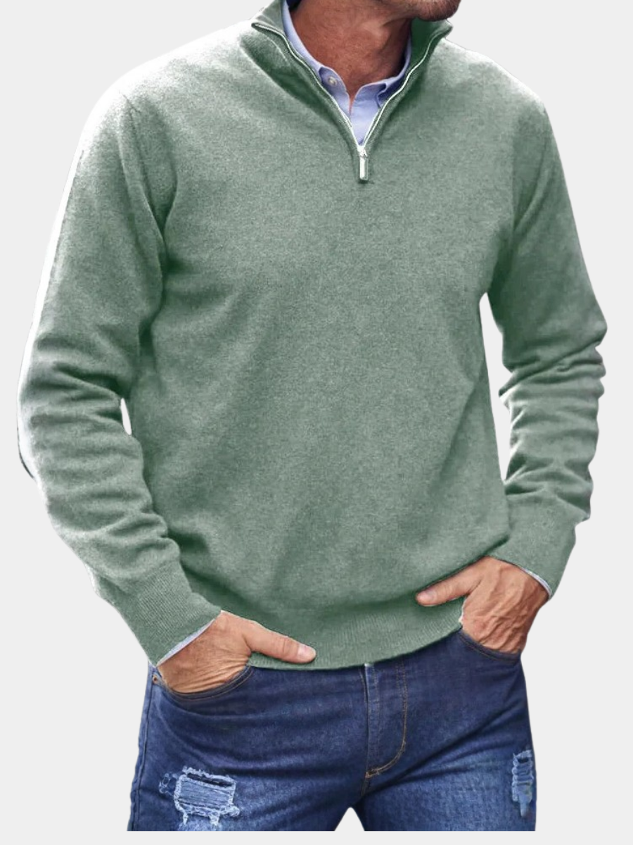 PULL AVEC ZIP POUR HOMME