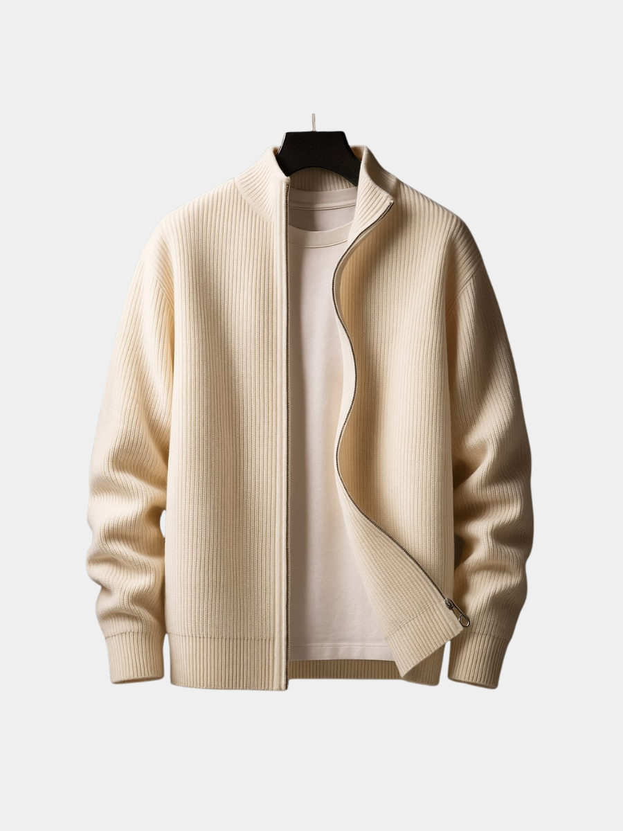 PULL CÔTE À CÔTE AVEC ZIP POUR HOMME