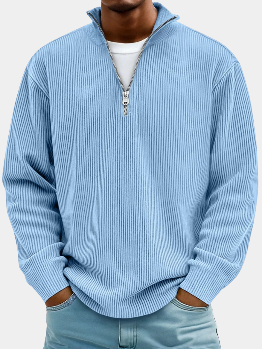 PULL AVEC ZIP TENDANCE