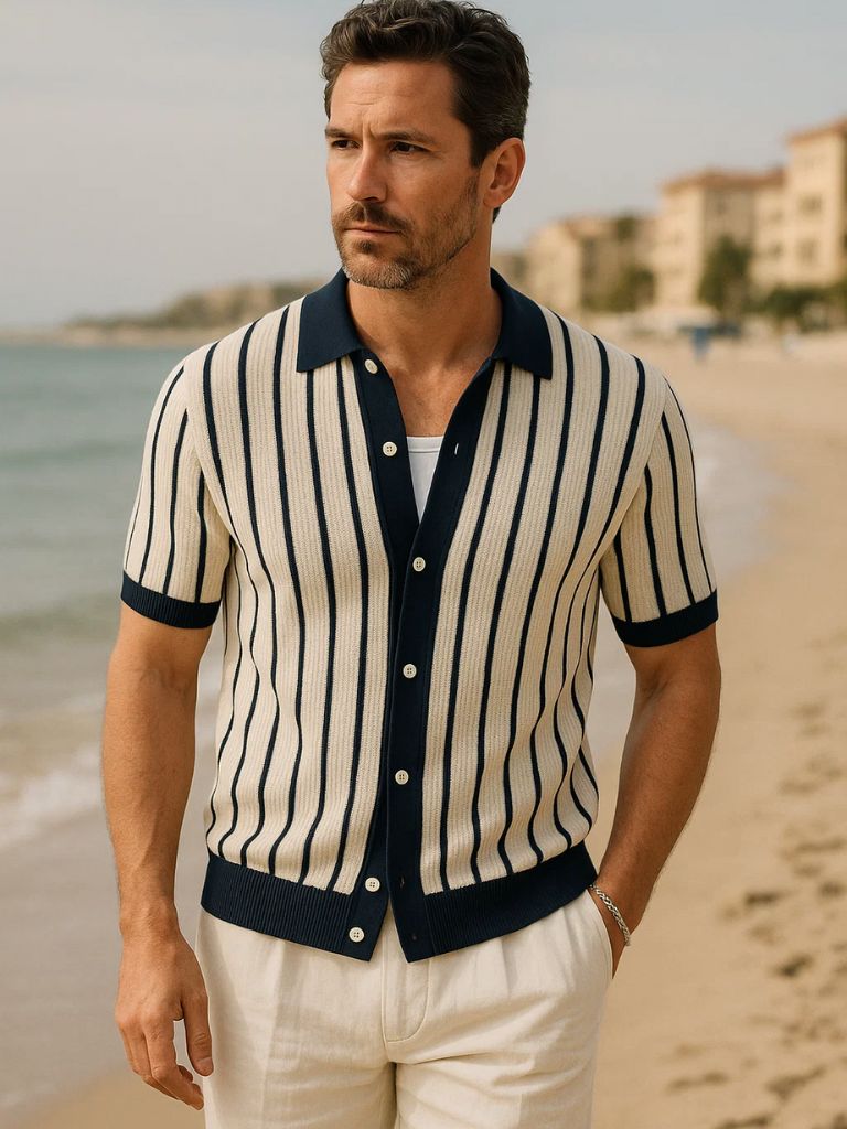 Atlantic Frame Knit Polo – Finley & Family