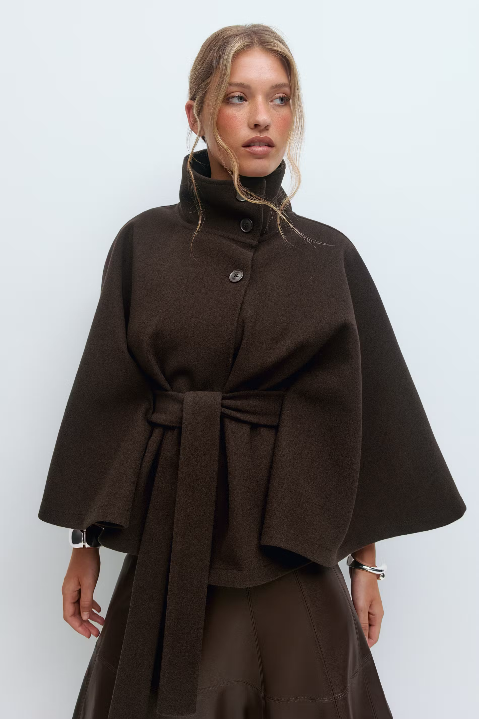 Sienna Belt Cape Jacket