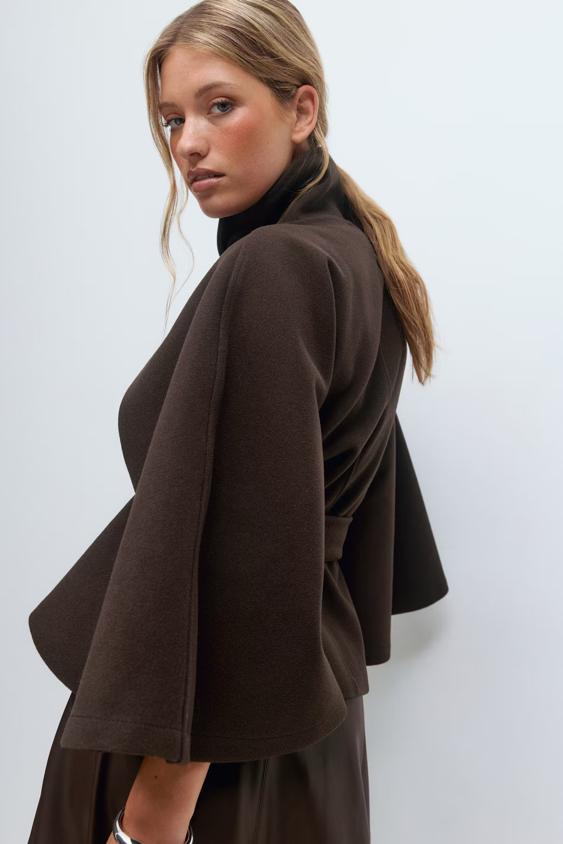 Sienna Belt Cape Jacket