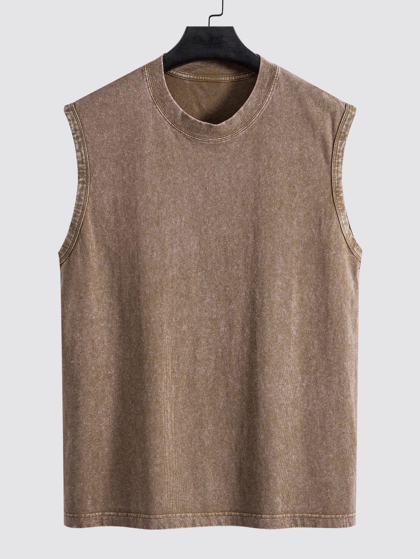 Washed Distressed Tank Top