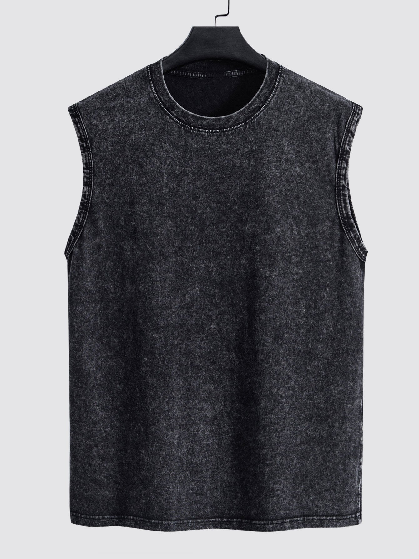 Washed Distressed Tank Top