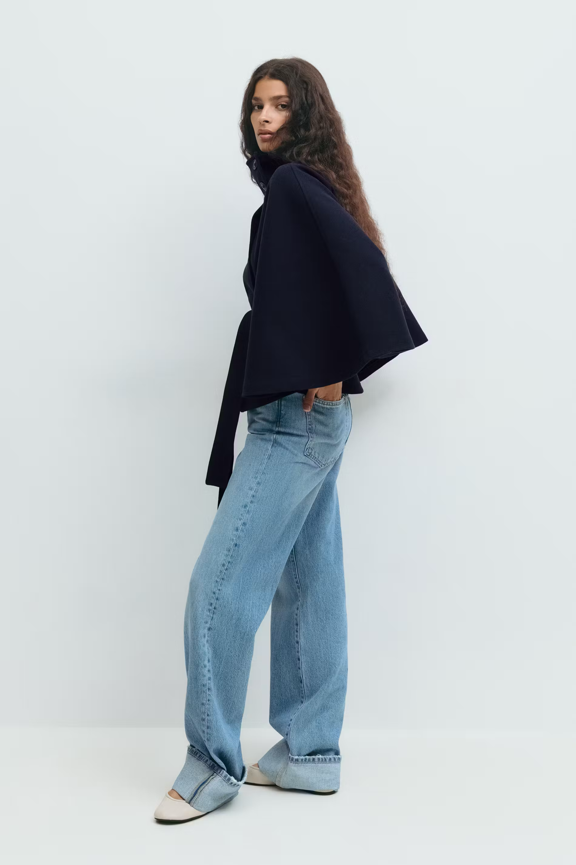 Sienna Belt Cape Jacket