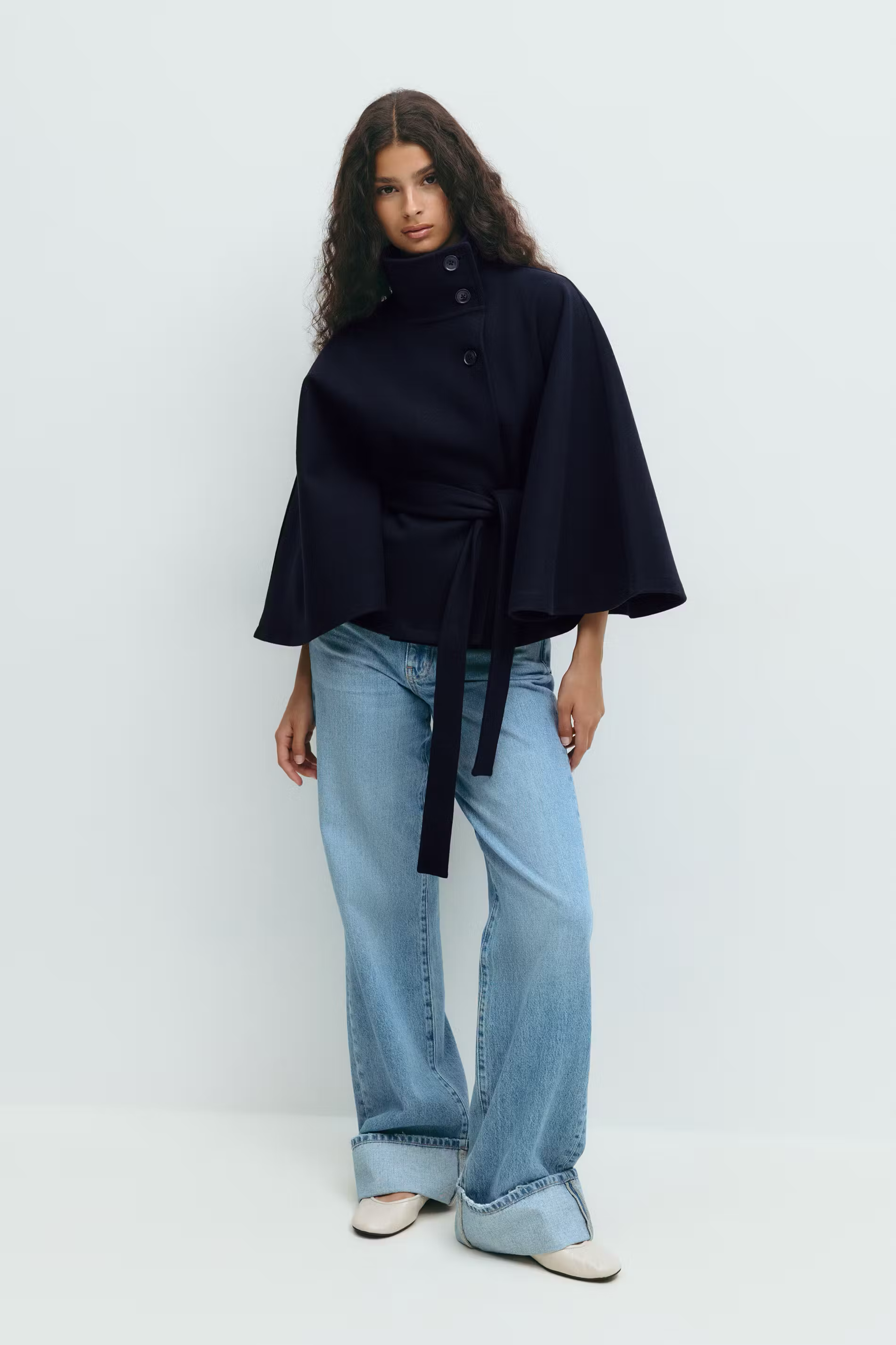 Sienna Belt Cape Jacket