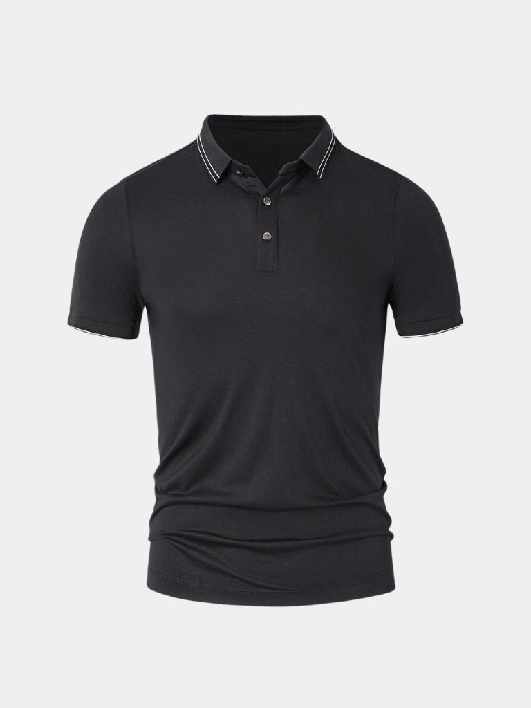 Polo with Obsidian Trim