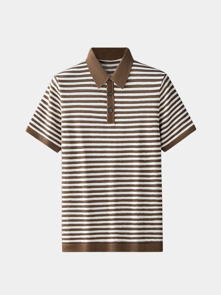 Classic Striped Polo