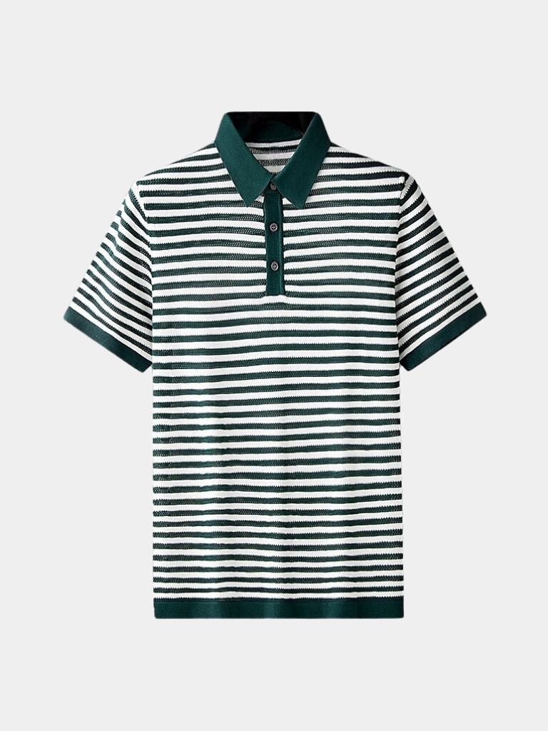 Classic Striped Polo
