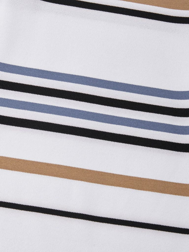 Sunset Striped Polo