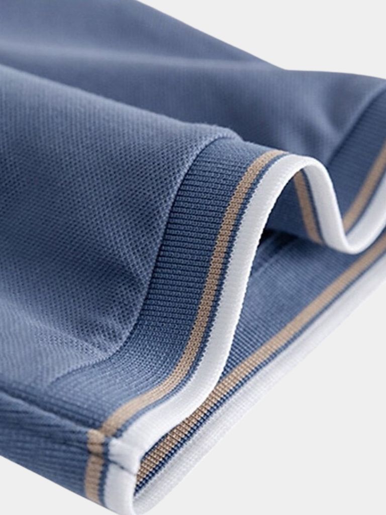 Timeless Black V-Neck Polo