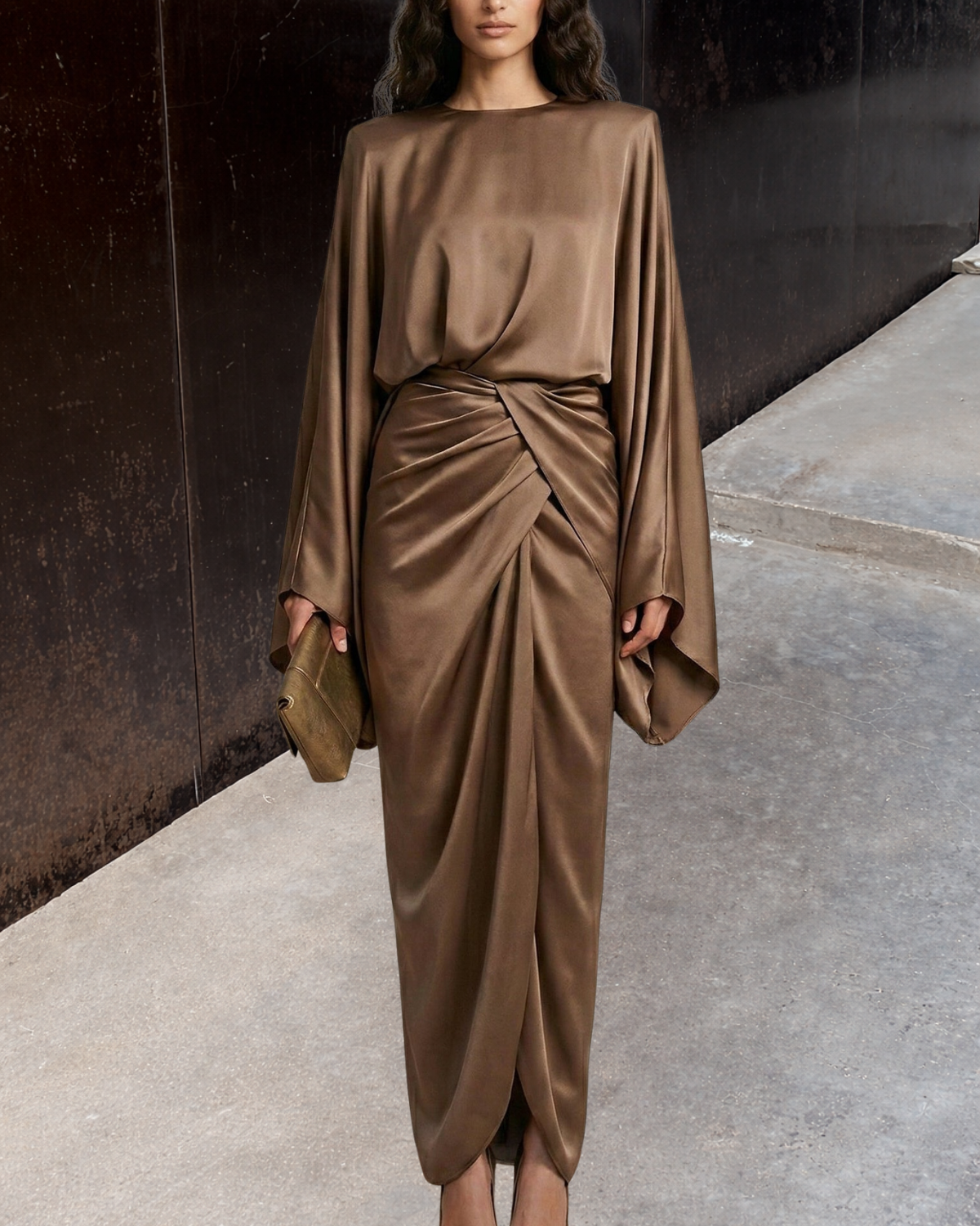 Bianca™ | Robe maxi satin premium