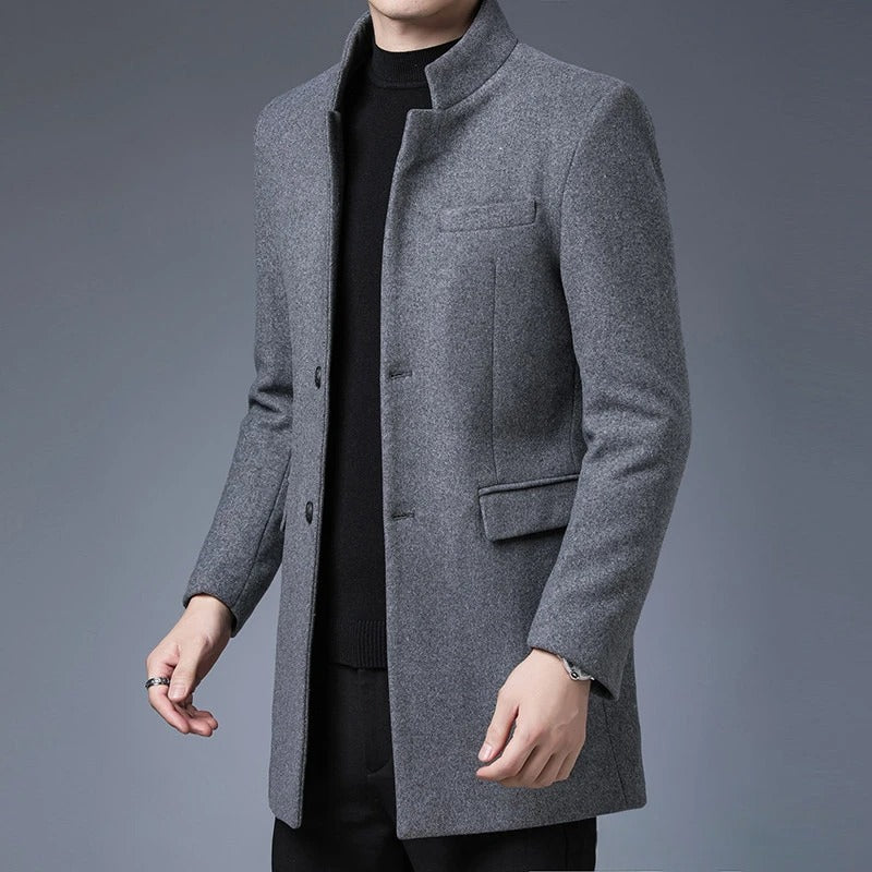 CRISTIAN WOOL OVERCOAT