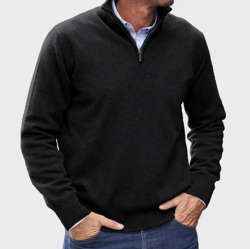 PULL AVEC ZIP POUR HOMME