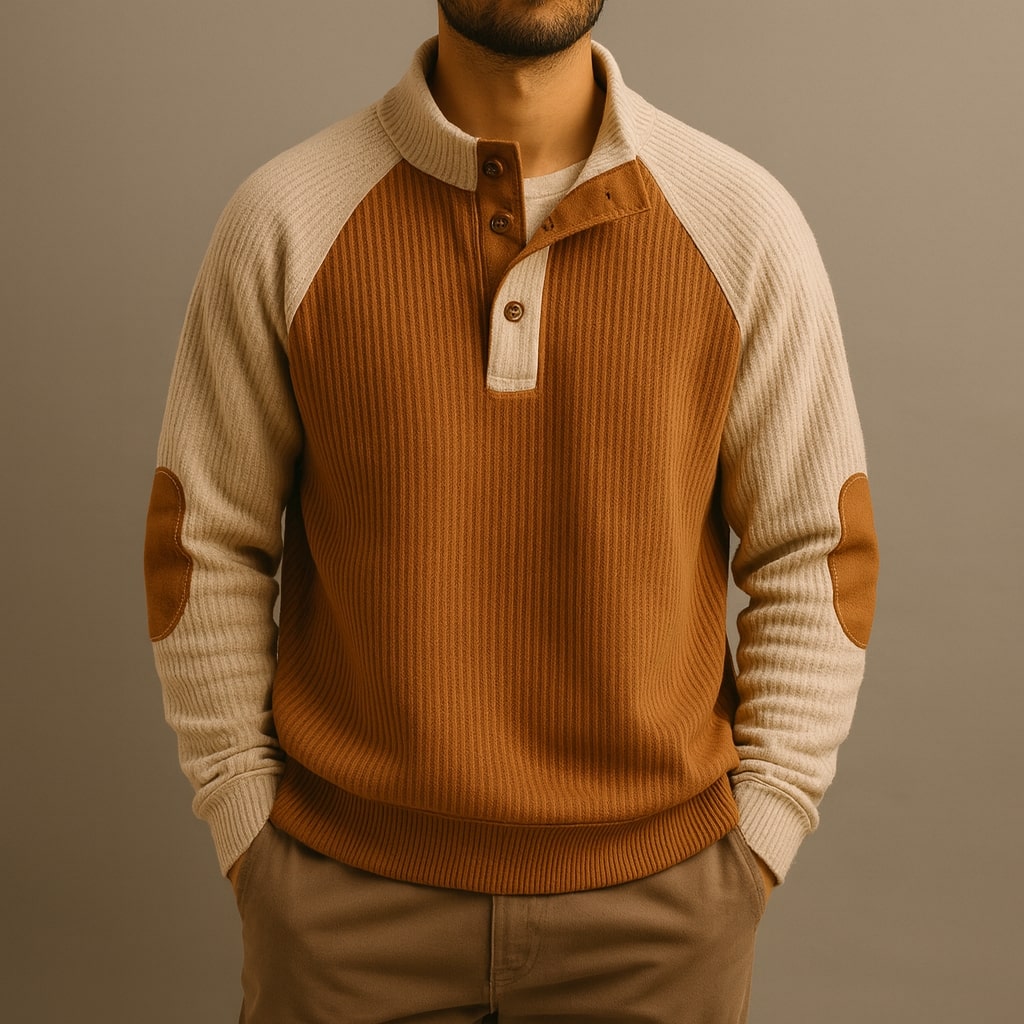 TRICOT CÔTELÉ POUR HOMME