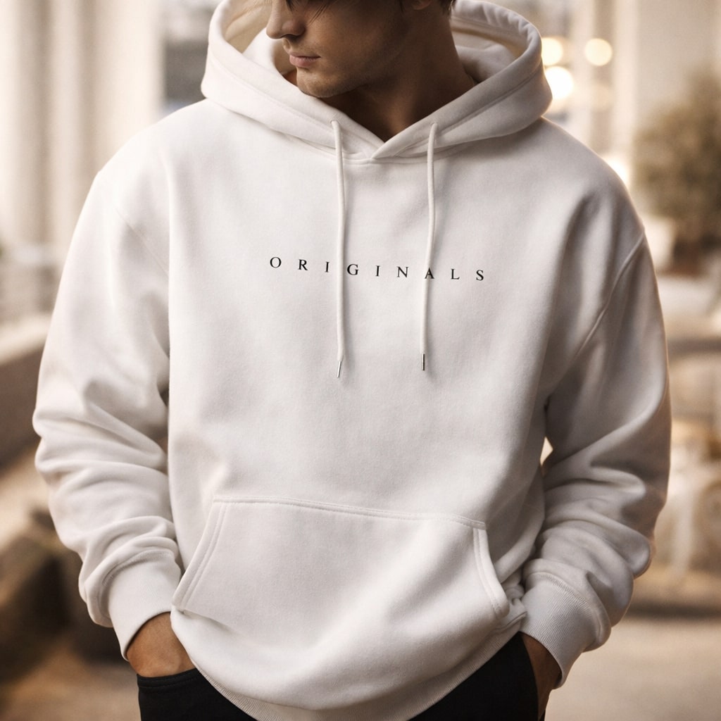 SWEAT À CAPUCHE DÉCONTRACTÉ POUR HOMMES