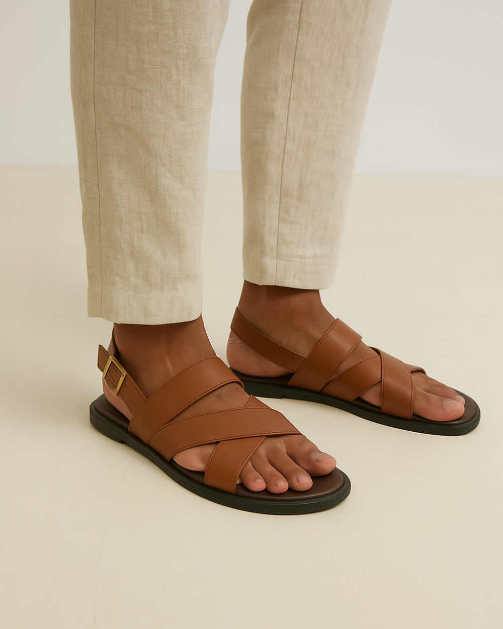 Lanaro - Chic Crisscross Sandals