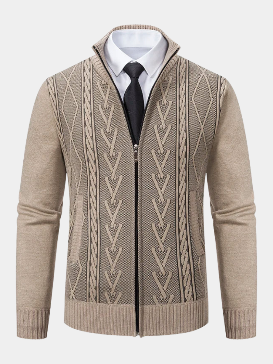 GILET HOMME AVEC ZIP DE LUXE