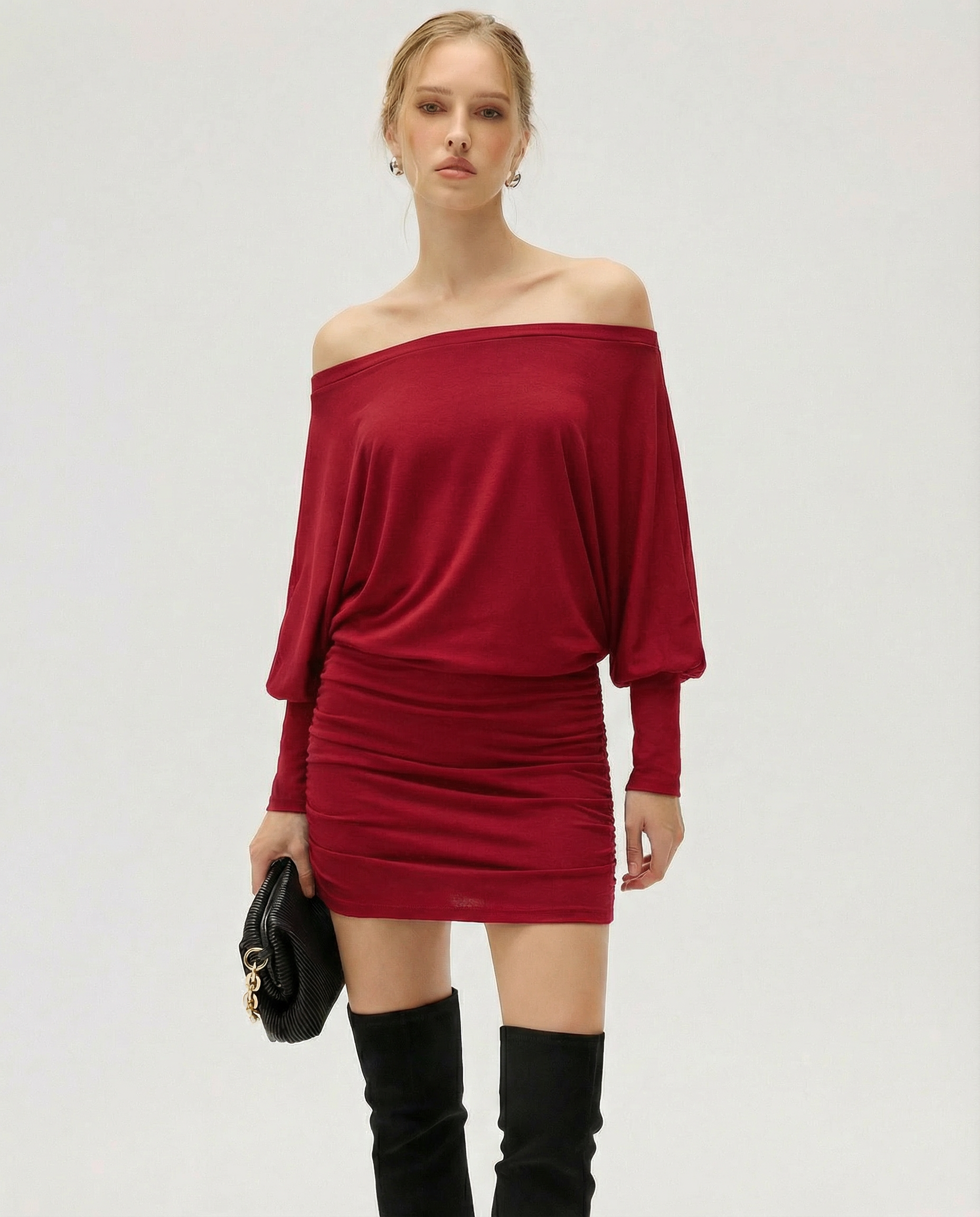 Muse™ | SOLA Ruched Mini Dress