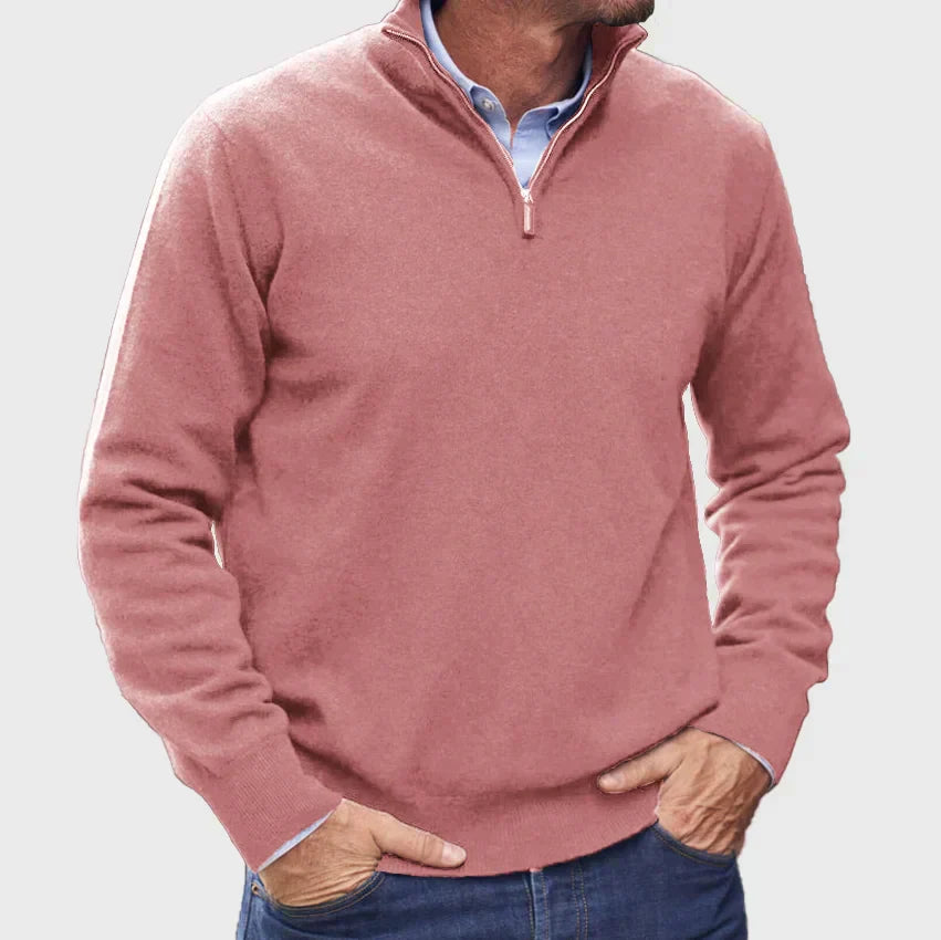 PULL AVEC ZIP POUR HOMME