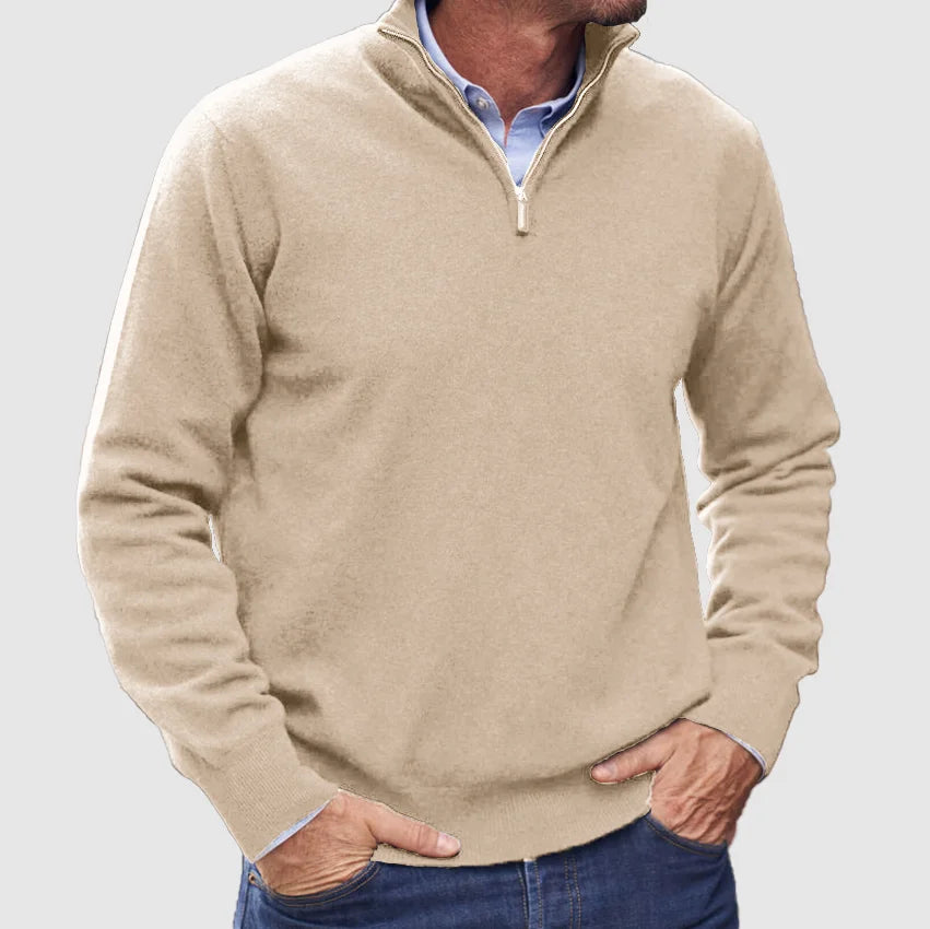 PULL AVEC ZIP POUR HOMME