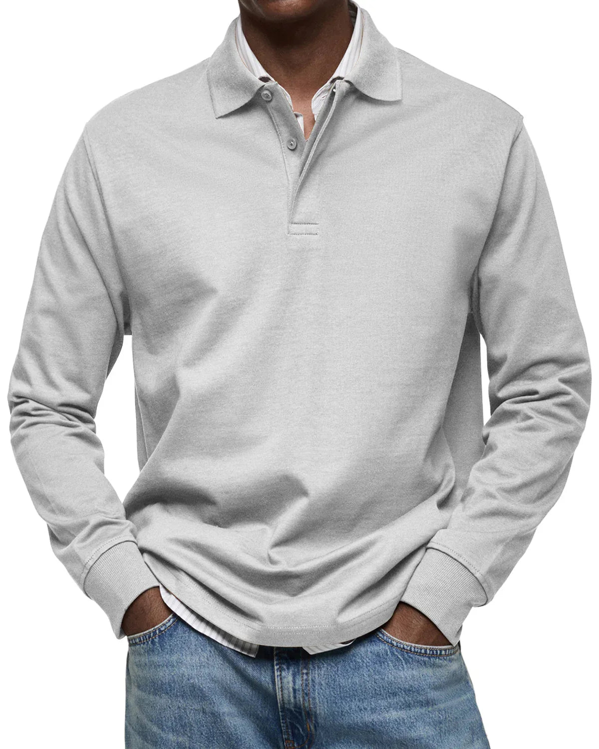 Benno™ | Men's Casual Long Sleeve Polo Shirt