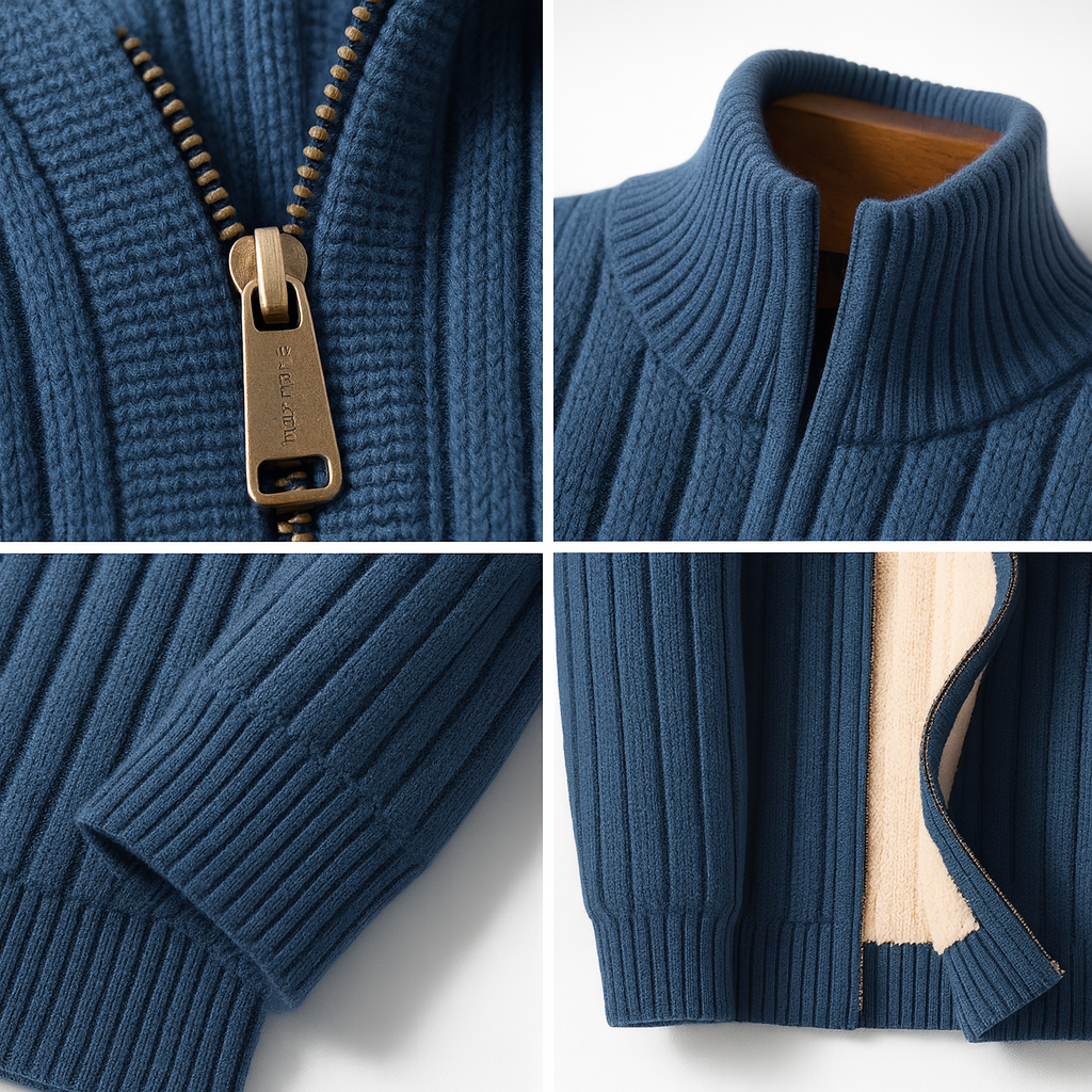 GILET ZIPPÉ ÉLÉGANT CLASSIQUE