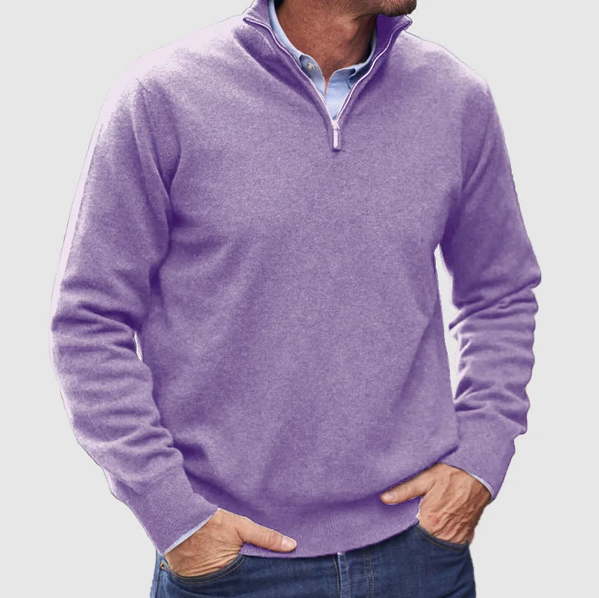 PULL AVEC ZIP POUR HOMME