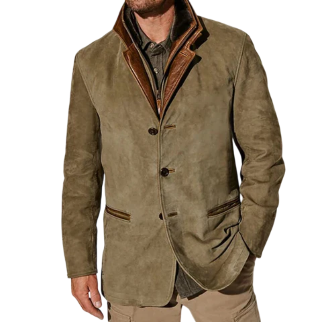 Jack™ | Veste Élégance Suédée
