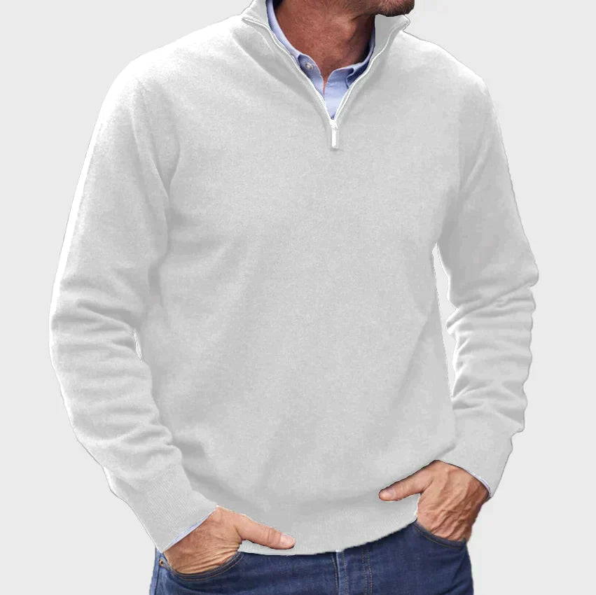 PULL AVEC ZIP POUR HOMME
