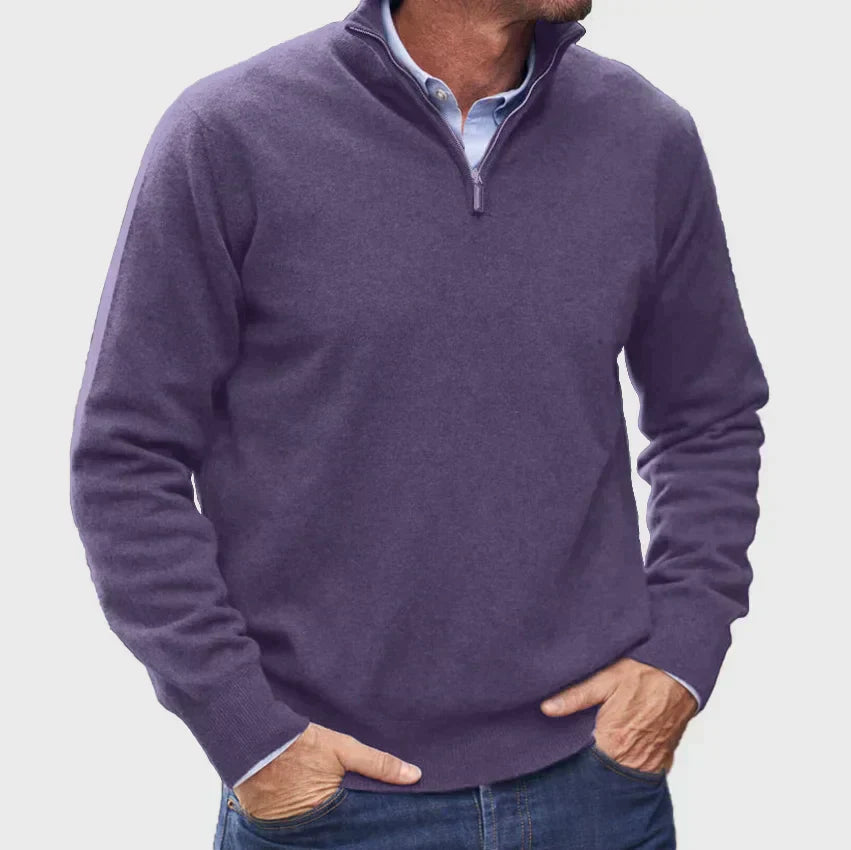 PULL AVEC ZIP POUR HOMME