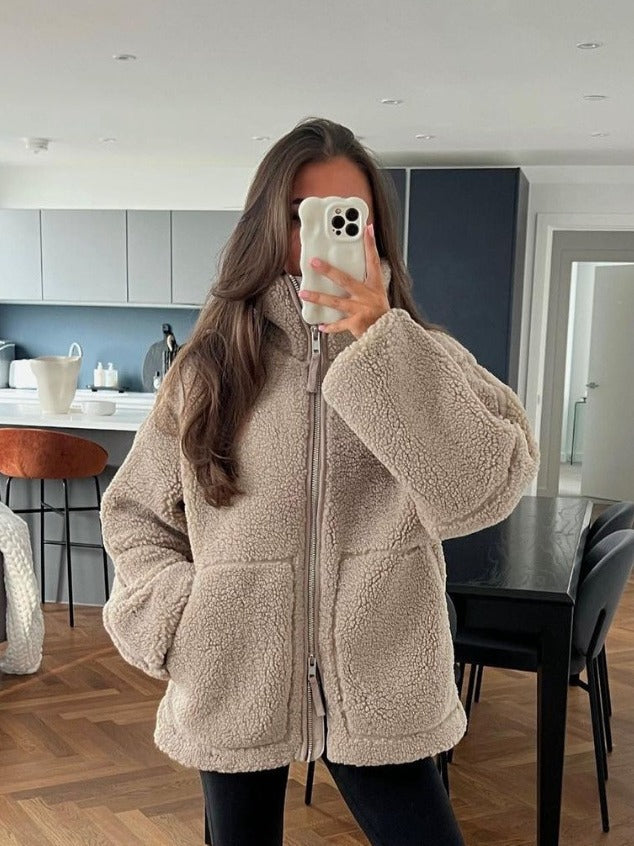 Kaja | Soft Teddy Coat