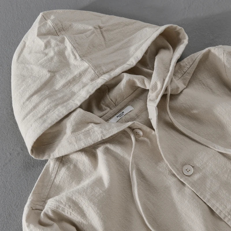 NOAM LINEN HOODIE