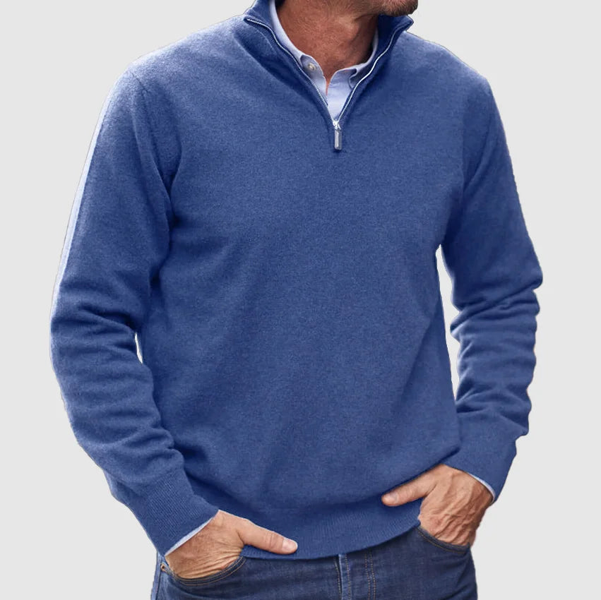 PULL AVEC ZIP POUR HOMME
