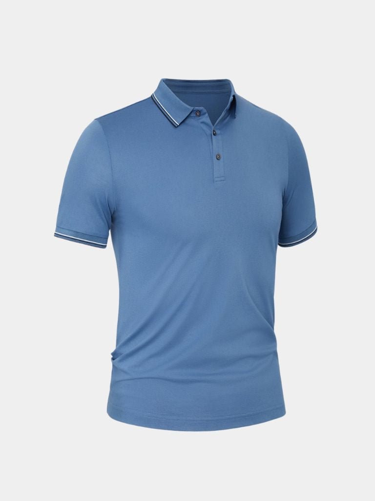 Classic Azure Polo – Finley & Family